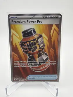 Pokemon Premium Power Pro Trainer-Item Full Art Holo Ultra Rare 174/132 Me01 - Image 1