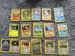 Pokemon Aquapolis 20 Card Lot Ninetails Reverse Holo Spinarak All LP+ - Image 1
