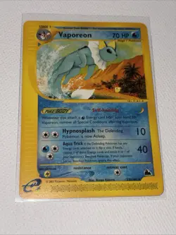Pokemon TCG Vaporeon 33/144 Skyridge Regular Rare - Image 1