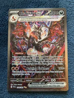 Pokemon TCG Charizard EX Paldean Fates Sir 234/091 Near Mint Condition - English - Image 1