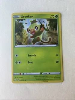 Grookey 011/202 (Premium Collection) Holo Promo Pokemon Card - NM - Image 1