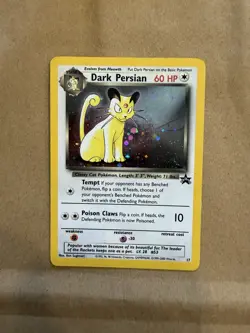 Pokemon TCG Dark Persian Promo 1999-2000 #17 Rare Holo Card Near Mint Condition - Image 2