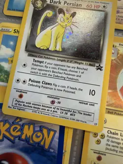 Pokemon TCG Dark Persian Promo 1999-2000 #17 Rare Holo Card Near Mint Condition - Image 5