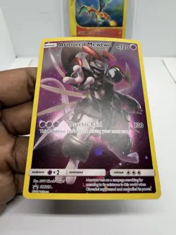 Armored Mewtwo Pokemon Sun & Moon Black Star Promo SM228 NM - Image 3