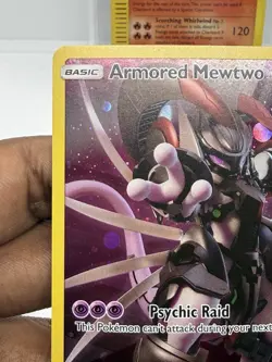 Armored Mewtwo Pokemon Sun & Moon Black Star Promo SM228 NM - Image 4