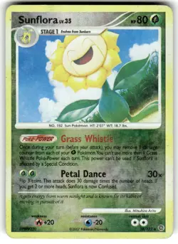 Sunflora - 38/132 - Pokemon Secret Wonders Reverse Holo MP - Image 1