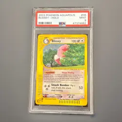 2003 Pokemon Aquapolis Blissey Holo Rare #H6 MINT PSA 9 🥚 Low POP - Image 1