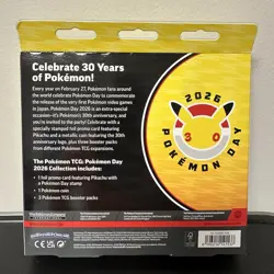 (2) Pokemon Day 2026 Collection 6 Packs & 2 Pikachu Promo NEW SEALED - IN HAND - Image 3