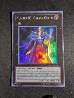 Yugioh - Number 83: Galaxy Queen PHSW PHSW-EN039 Unlimited Super Rare MP - Image 1