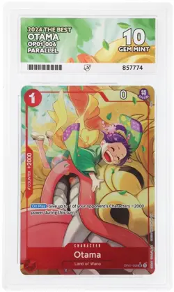 One Piece Premium Booster The Best- Otama Alternate Alt Art #OP01-006 ACE 10 - Image 1