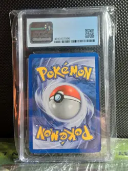 CGC 8 Fourth Print 1999-2000 Pokemon Card Base Set Pikachu 58/102 blue Label 4th - Image 2