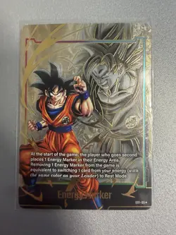 Son Goku Alt Energy Marker Gold E01-05 Dragon Ball Super Card Game Fusion World - Image 1