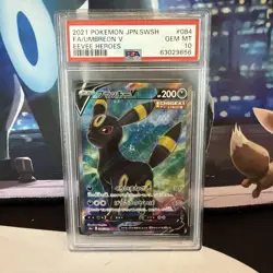 PSA 10 Umbreon V 084/069 SR S6a Eevee Heroes 2021 Pokemon Card Japanese - Image 1