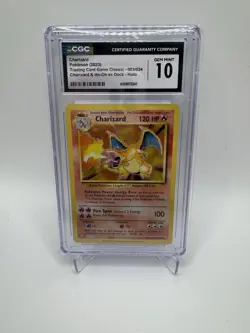 Charizard 003/034 Trading Card Game Classic Holo CGC 10 - Image 1