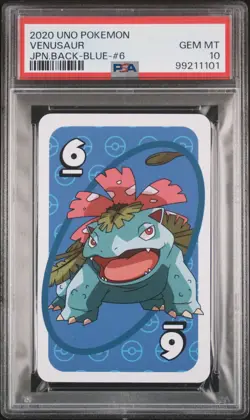 Pokemon PSA 10 Venusaur Blue #6 Japanese Uno Pokemon Card SWSH - Image 1