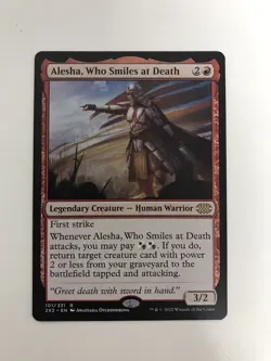 Alesha Who Smiles at Death MTG Magic the Gathering Card NM Near Mint 2X2 - Image 1
