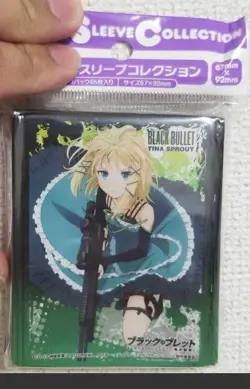 Duel Masters Black Bread Tina Sprout Sleeve TCG Card Protector - Image 1