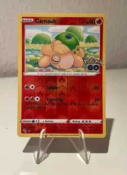 Pokemon GO Ditto Camaup 013/078 Reverse Holo UNPEELED Deutsch Peel Card Selten - Image 1