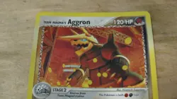 Pokemon TCG Team Magma's Aggron Holo Rare Card 7/95 - Image 2