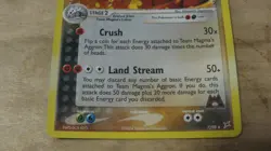 Pokemon TCG Team Magma's Aggron Holo Rare Card 7/95 - Image 3