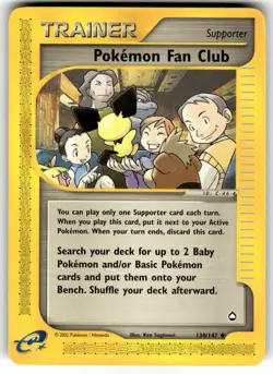 Pokemon Card - Pokemon Fan Club Aquapolis 130/147 Non Holo - Image 1