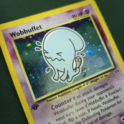 1st Edition Wobbuffet 16/75 Neo Discovery Holo Rare 2001 Nintendo Pokemon Card - Image 2