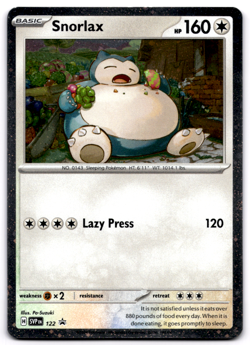Snorlax Holofoil Promo SV: Scarlet & Violet Promo Cards 122 NM - Image 1