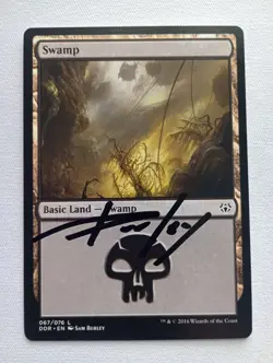 Swamp Signed Artist Proof MTG - Image 1