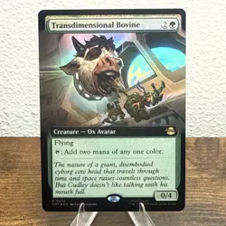 Transdimensional Bovine (Extended Art) Teenage Mutant Ninja Turtles Foil - Image 1