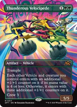 FOIL Thunderous Velocipede (Borderless) Aetherdrift - Image 3