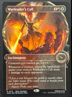 MTG MKM 315 - Warleader's Call (Showcase) Murders at Karlov Manor Non-Holo - NM - Image 3