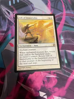 MTG - GIFT OF IMMORTALITY - RARE - THEROS - LP - Image 1