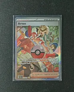 Arven Special Illustration Rare 235/091 Pokemon Paldean Fates - Image 1