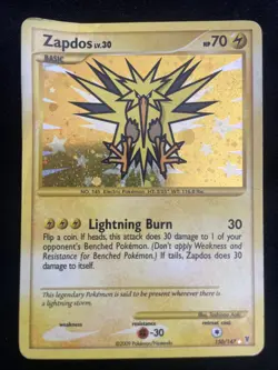 Pokemon TCG Zapdos Holo Secret Rare Card 150/147 Supreme Victors - Image 1