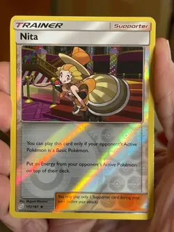 POKEMON NITA 151/181 UNCOMMON REVERSE HOLOFOIL TEAM UP NM CARD - Image 1
