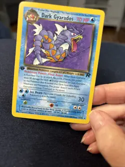 Pokemon 1st Edition Dark Gyarados Rocket RARE 25/82 Lightly Played Excel. WOTC - Image 2