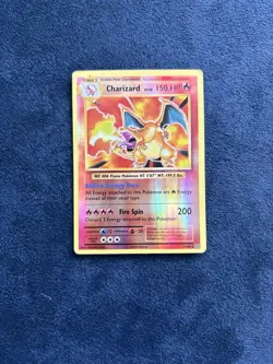 Charizard 11/108 2016 Holo Rare Pokemon Card 150 HP Dragon Stage 2 English - Image 1