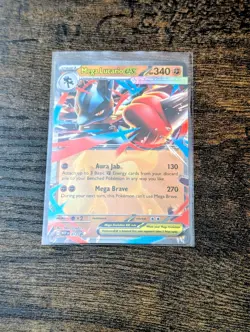 Mega Lucario ex #012 Mega Evolutions Holo Black Star Promo Rare Pokemon NM-MT - Image 1