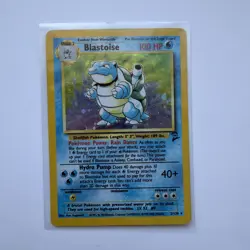 Pokemon Blastoise Base Set 2 Holo Rare 2/130 MP/HP - Image 3
