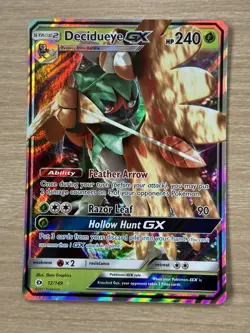 Decidueye GX 12/149 SM Base Set 2017 Ultra Rare - NM - Image 1