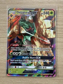 Decidueye GX 12/149 SM Base Set 2017 Ultra Rare - NM - Image 3