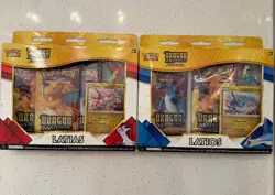 Factory Sealed Pokemon Dragon Majesty Pin Collection Lot - Latias & Latios - Image 1