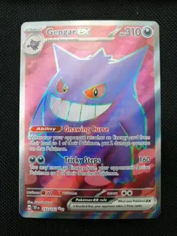 Pokemon TCG Gengar ex 193/162 Full Art Ultra Rare Temporal Forces NM/M - Image 1