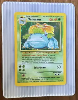 Pokemon TCG Venusaur Base Set Holo Rare - Image 5