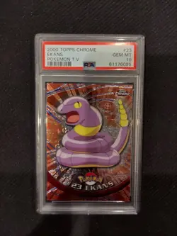 PSA 10 Ekans Chrome 2000 Topps Pokemon - Image 1
