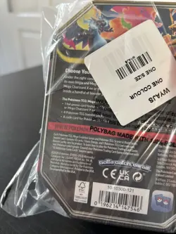 Mega Charizard Ex Tin - Mega Charizard X EX Promo - Pokemon TCG Factory Sealed - Image 5