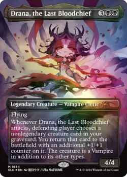 🧙Drana, The Last Bloodchief 1684 FOIL Secret Lair MTG - Image 1