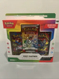 Pokemon TCG First Partner Illustration Collection Series 1 New Sealed - Image 1