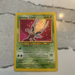 Pokemon TCG Shining Celebi Neo Destiny Holo 106/105 Vintage - Image 1