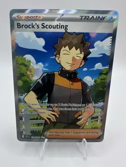 Brock’s Scouting 179/159 - Journey Together - Ultra Rare - Pokemon TCG - Image 1